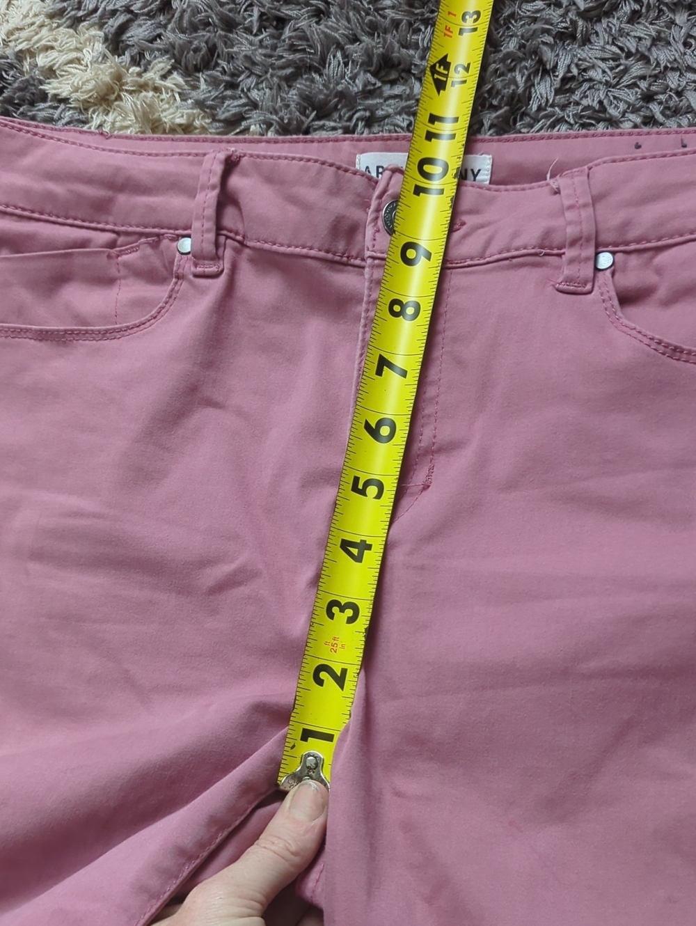 Artisan Ny Women's Mauve Pink Skinny Jeans Stretch Size 10 - Picture 5 of 7